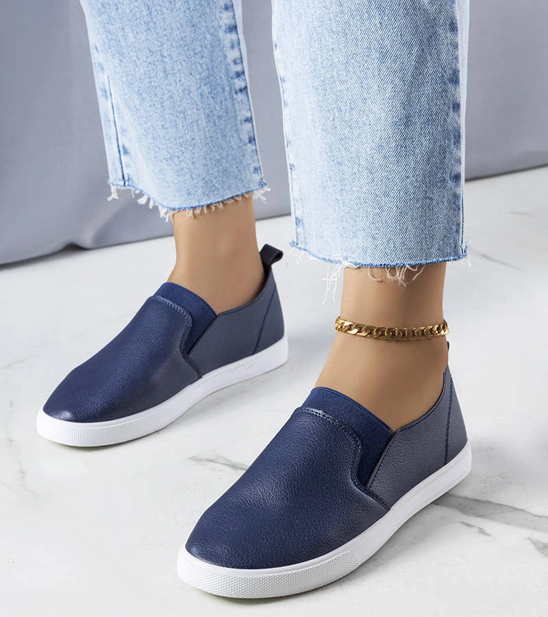 Pantofi de sport Leroy din piele ecologică albastru marin