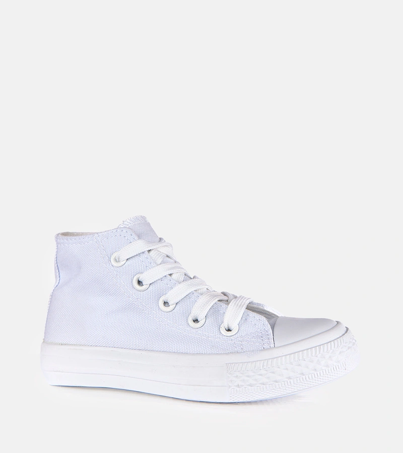 Trampki albe pentru copii până la gleznă Laly