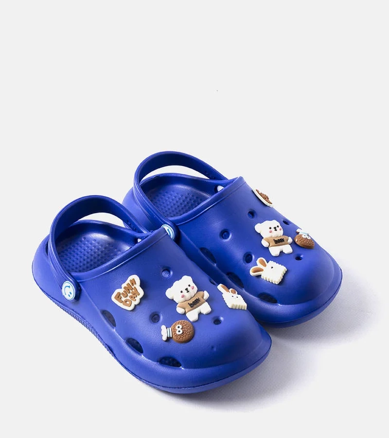 Șlapi albaștri cu nasul acoperit Daviau