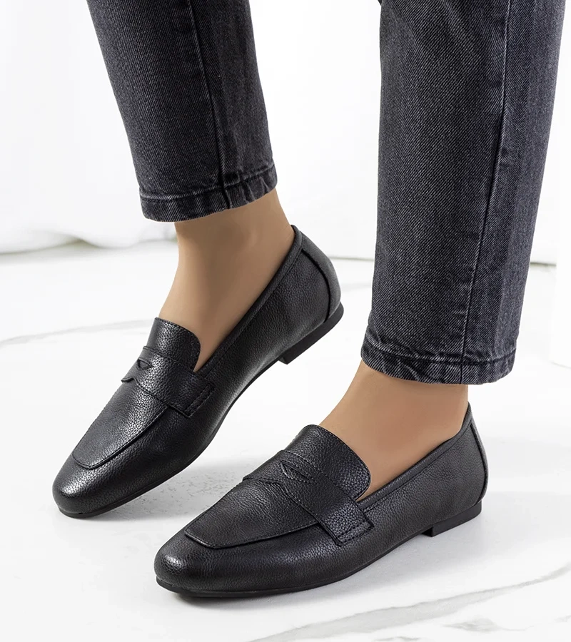 Cizme din piele neagră Zulte