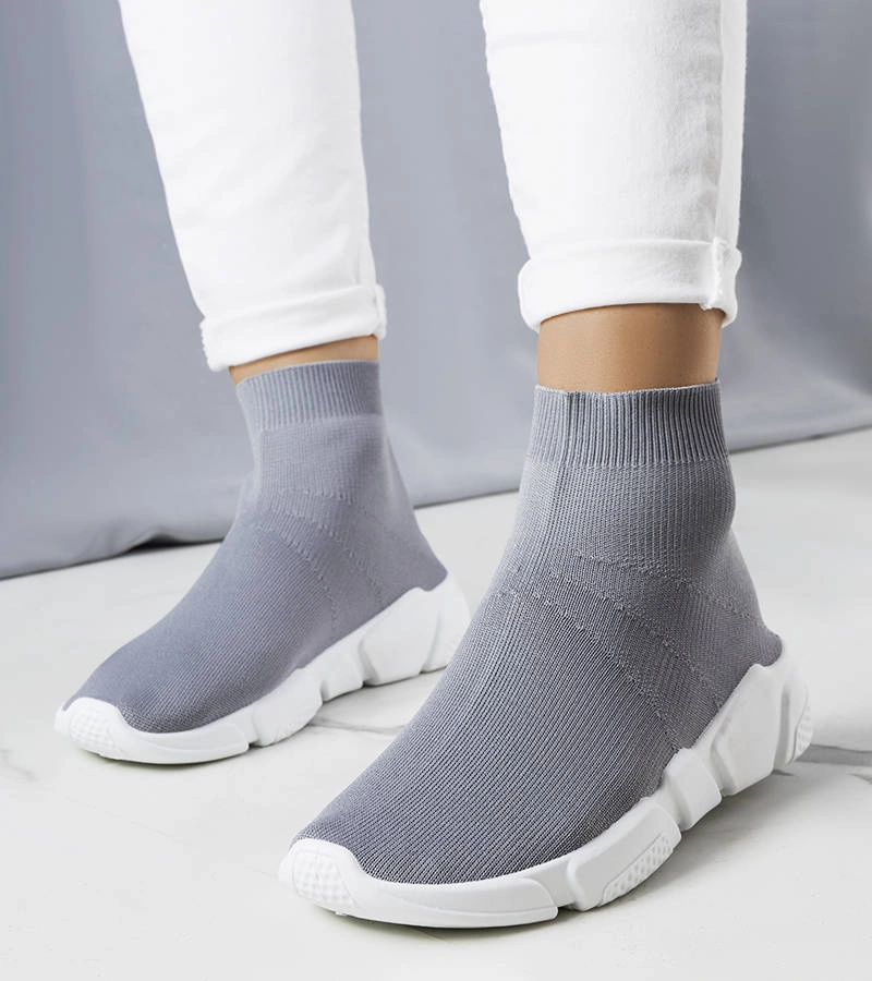 Adidași cu vârf înalt gri William