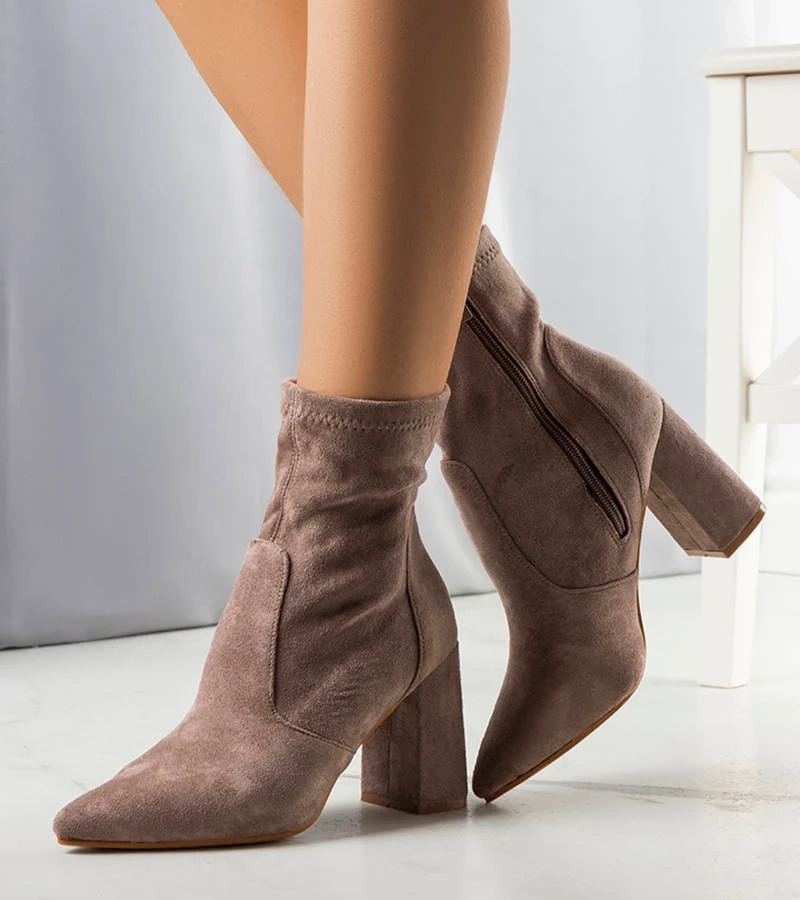 Cizme stiletto Kensley maro