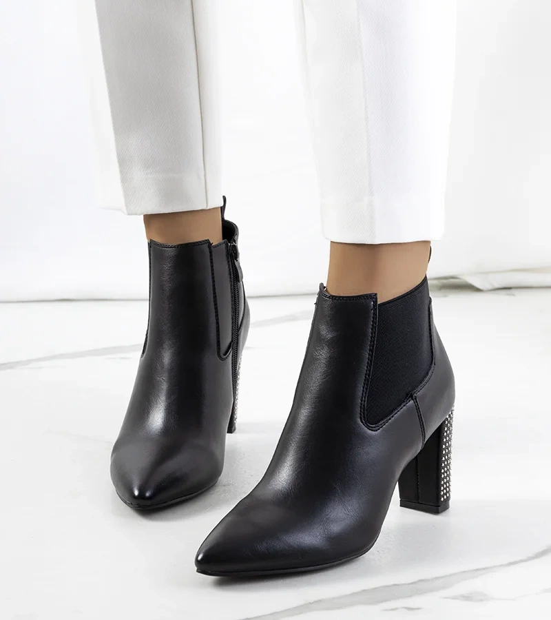 Cizme stiletto Rochdale negre