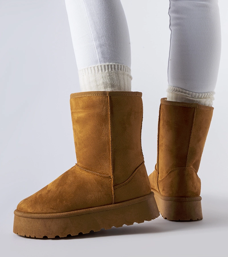 Cizme înalte de zăpadă maro Summit