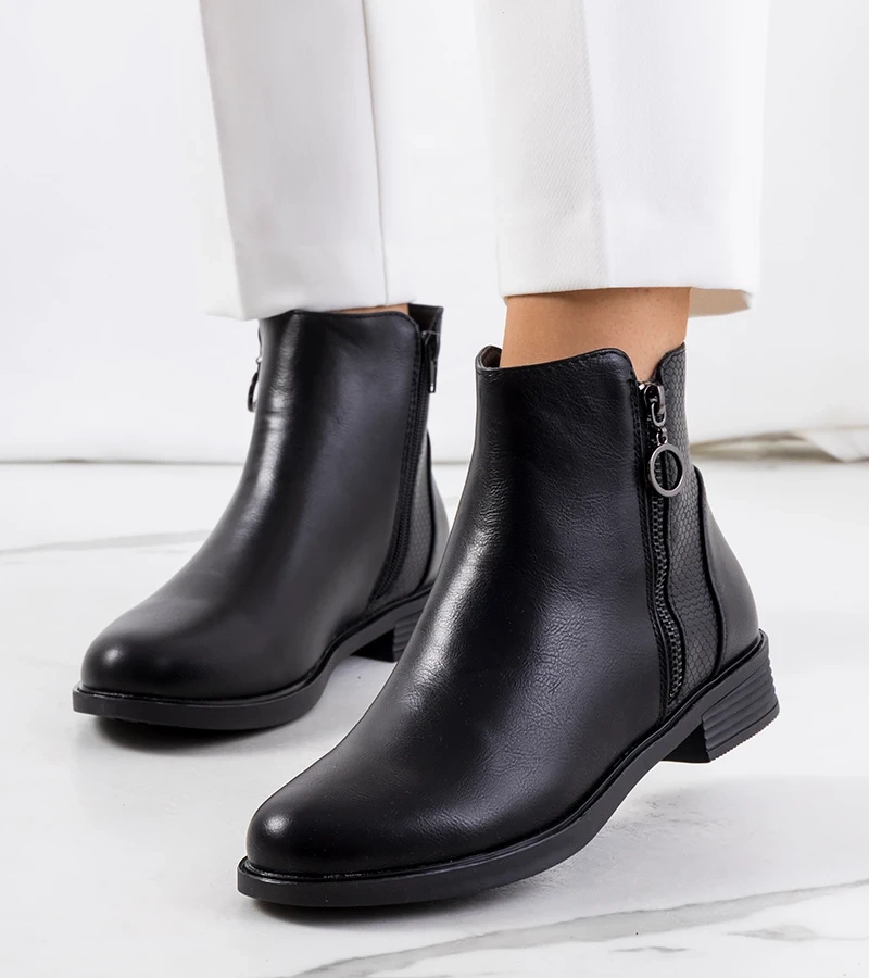 Cizme negre Lakeshore