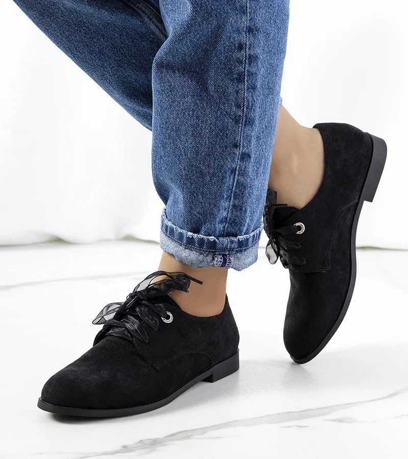 Pantofi de culoare neagră Ename