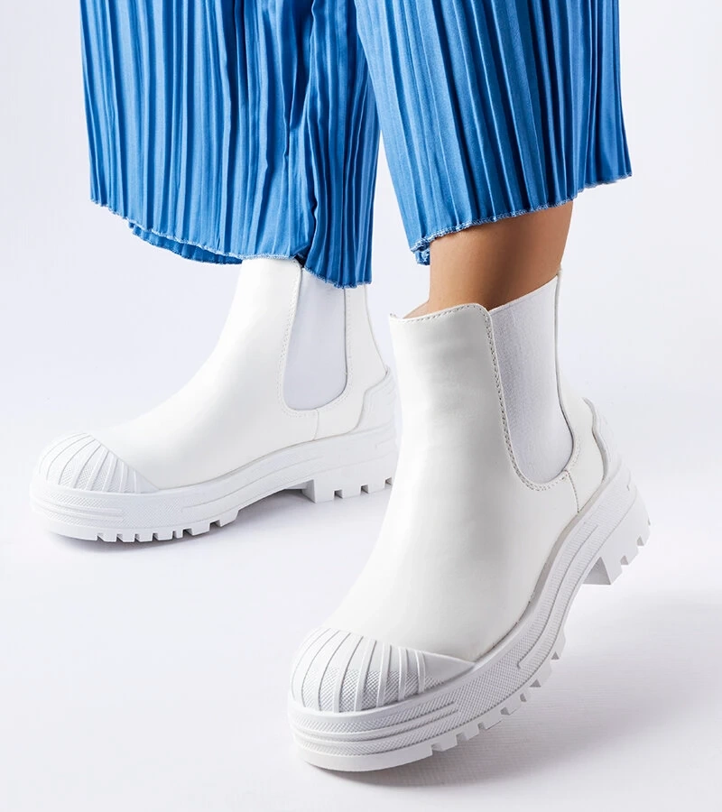 Baggers alb cu inserții de cauciuc Lange