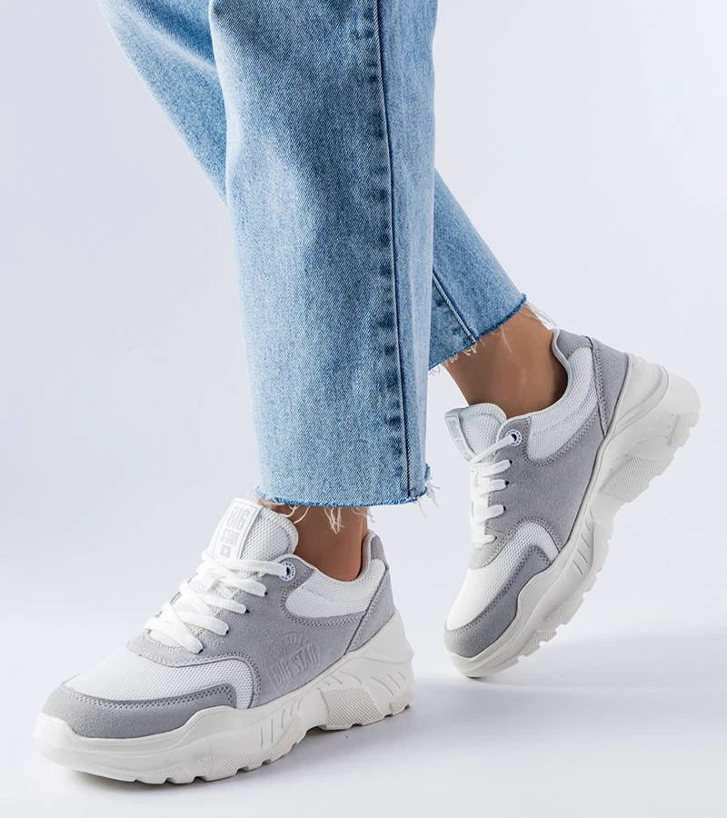 Adidași Big Star albi și gri JJ274A112