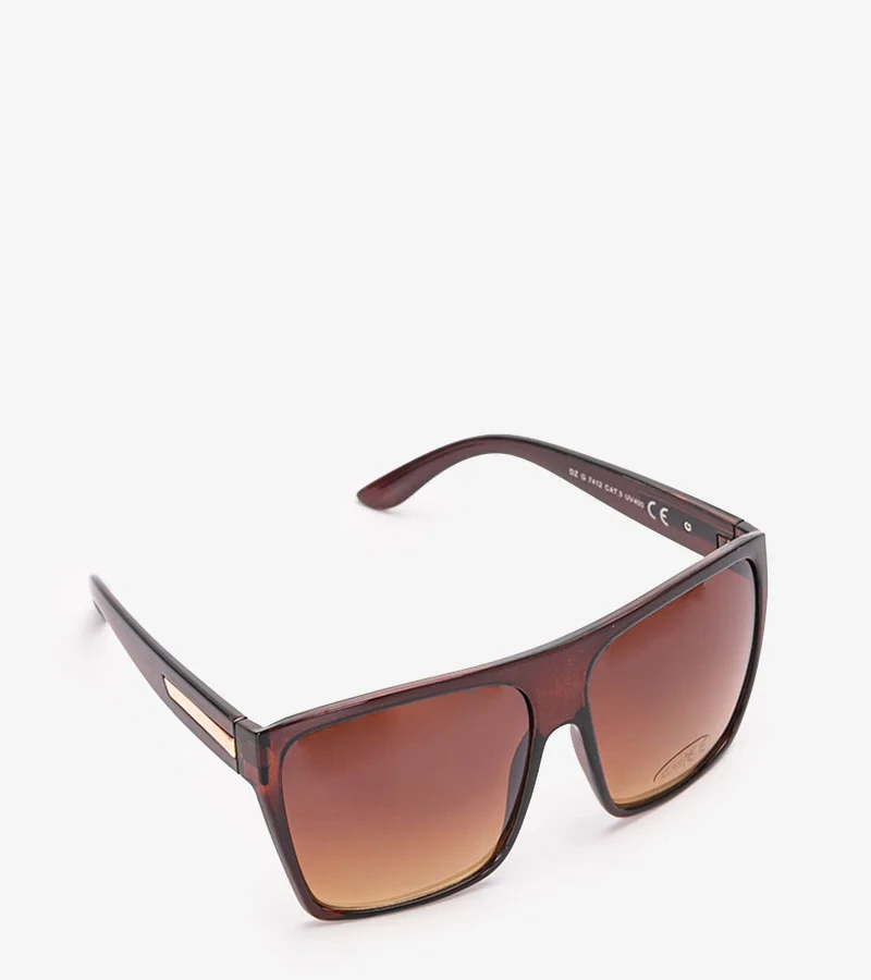 Ochelari de soare cu scut maro Alsacia