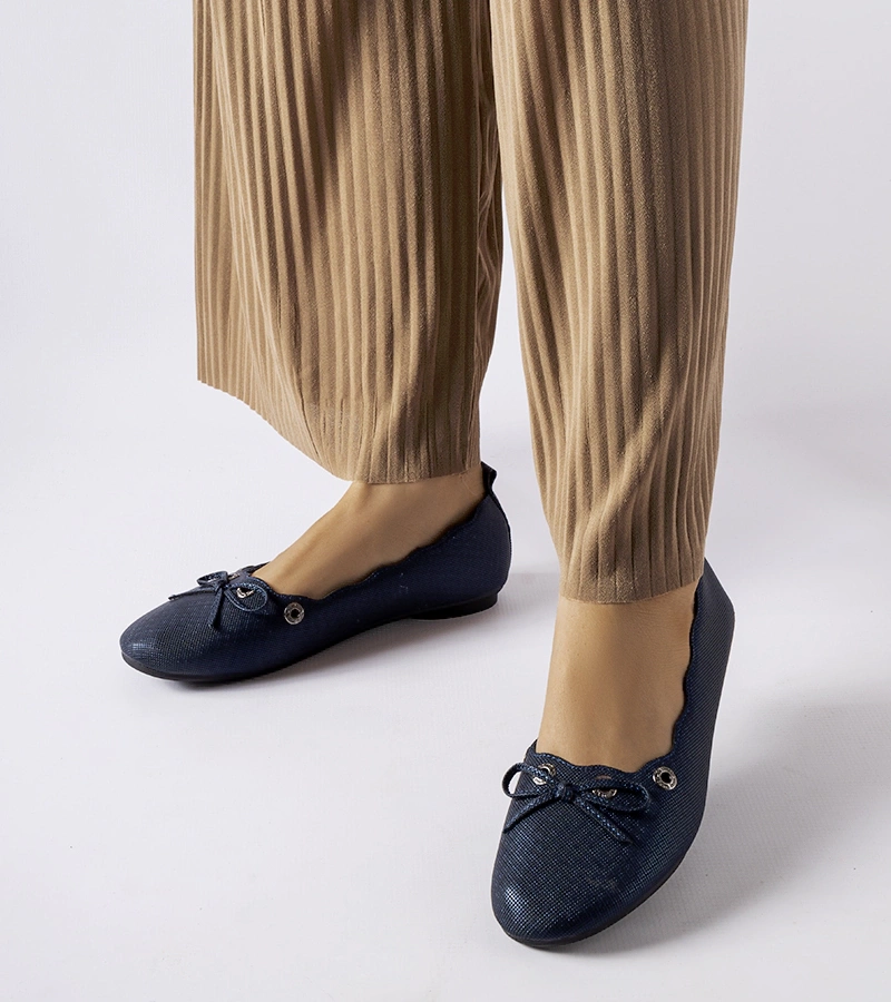 Balerini Toft albastru marin