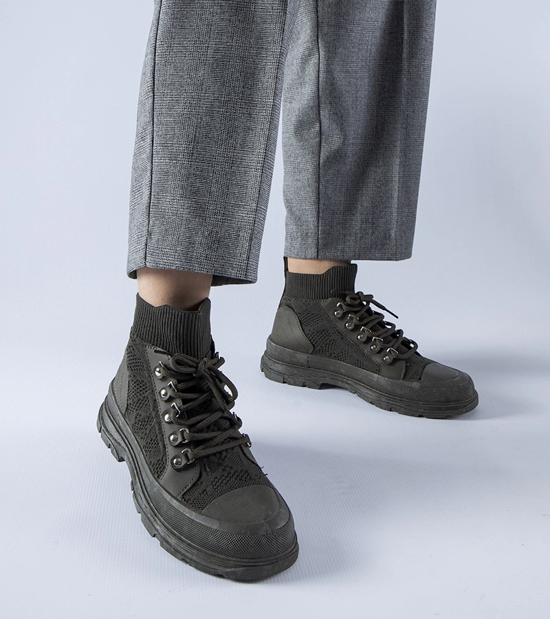 Tenisori înalți de pânză verzi Casalma