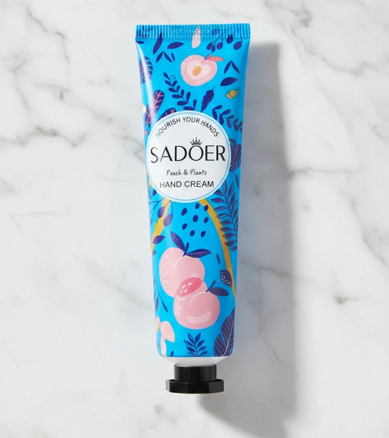 Cremă de mâini hidratantă SADOER căpșuni & plante 30 g