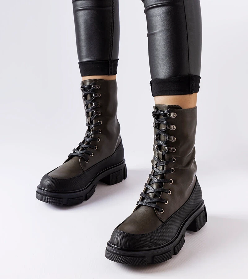 Baggers verde pe o talpă mai groasă Lori