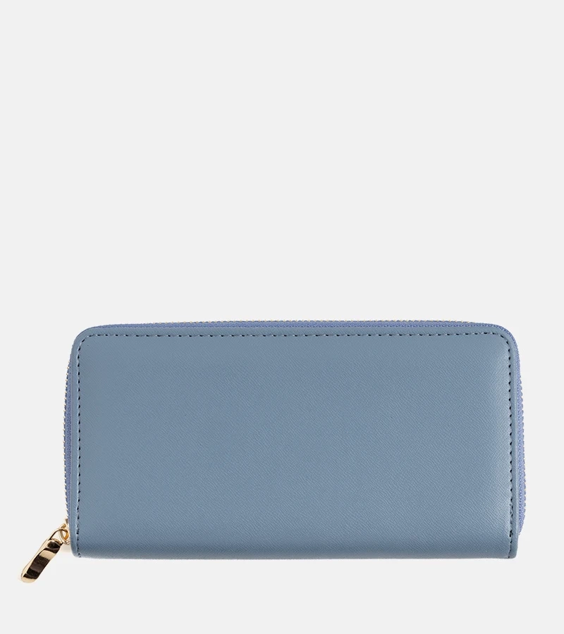 Portofel albastru clasic Elsa