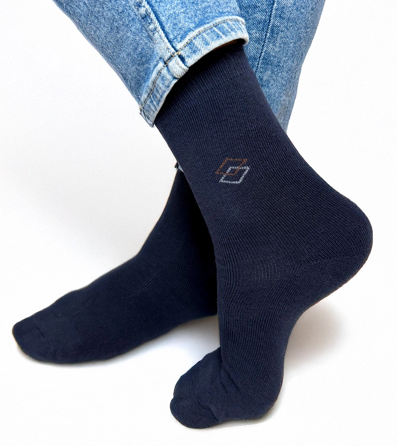 Șosete calde alb-negru Sella