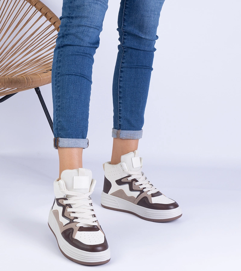 Adidași sport maro pentru femei Shadolina