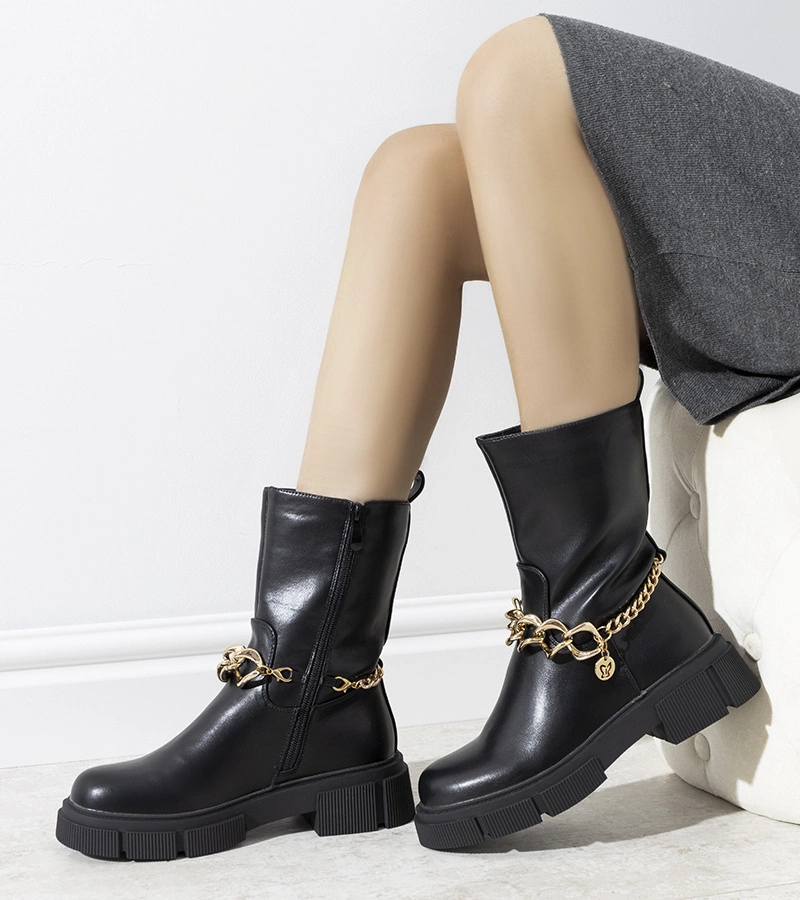 Cizme izolate Marsha negre