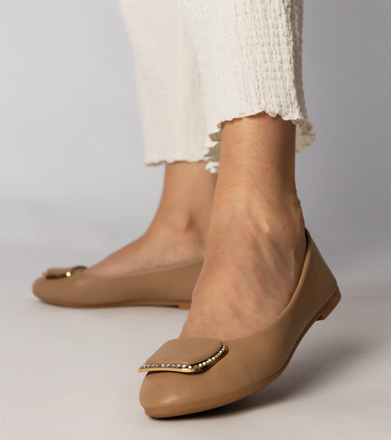 Balerini maro de damă cu pietre Bejla