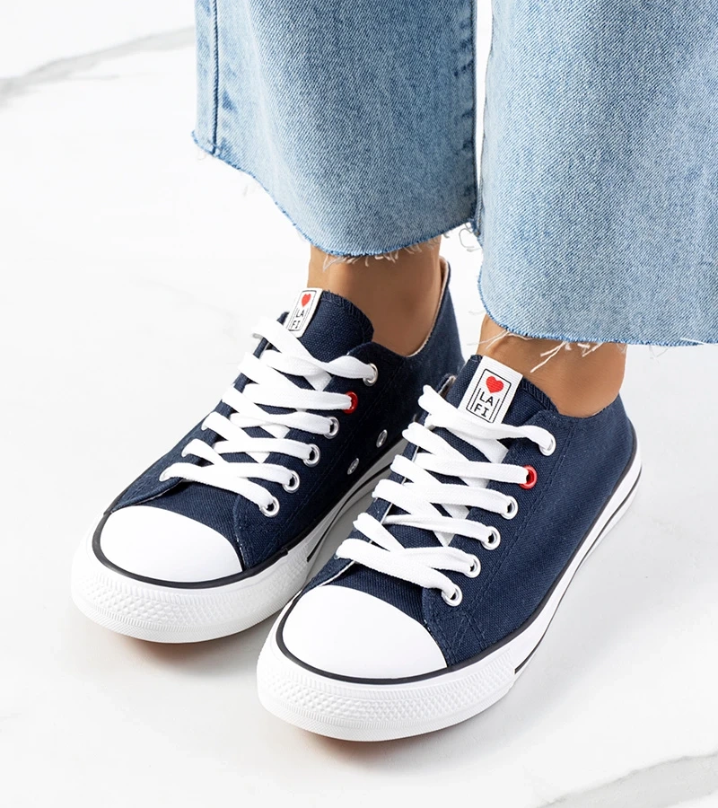 Pantofi de sport clasici albastru marin pentru femei Kolind