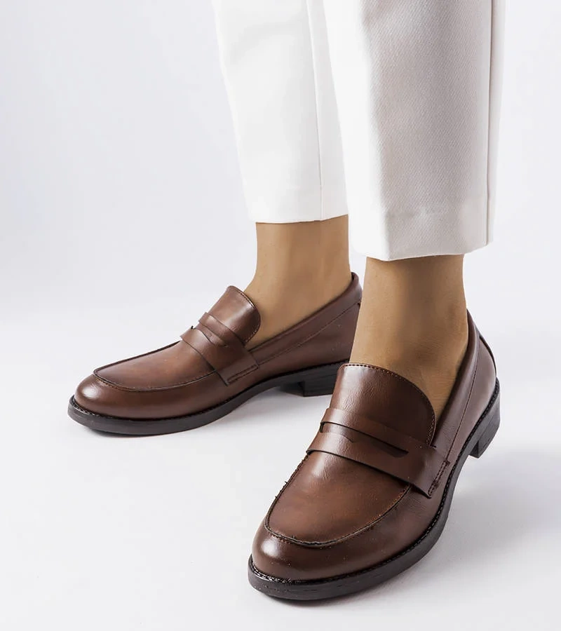 Mocasini Deich maro închis