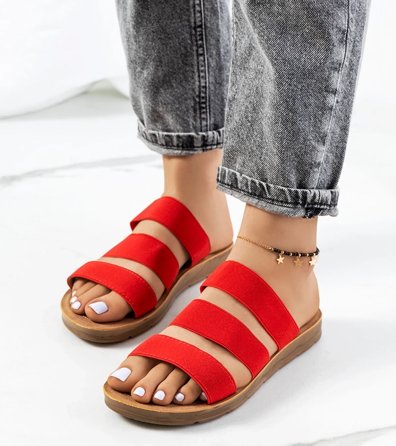 Flip-flops pentru femei Red Cremik