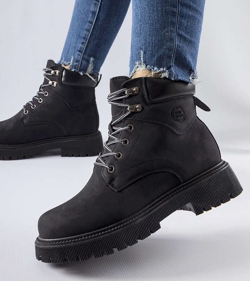 Botine clasice căptușite, de culoare neagră, Bentley