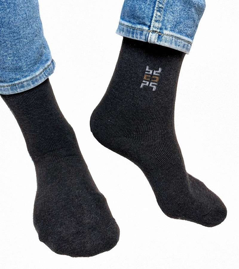 Șosete călduroase alb-negru Sella