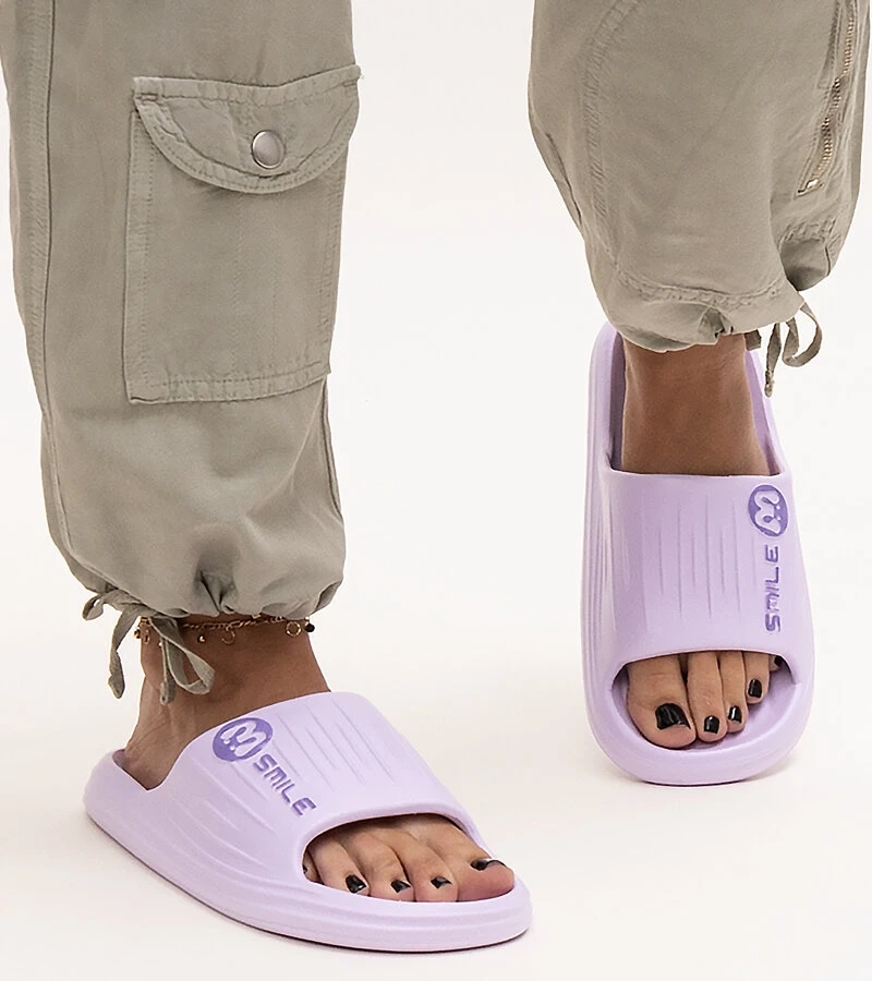 Papuci de spumă violet Labinga