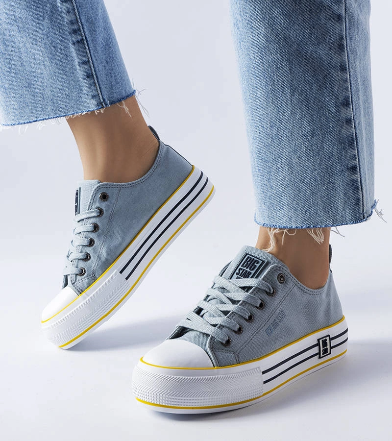 Pantofi de trening cu platformă de culoare albastră Big Star LL274183