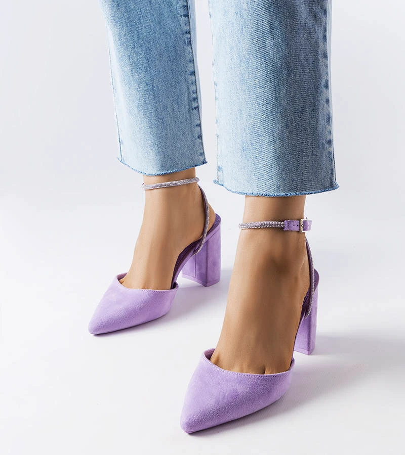 Pantofi stiletto Stella violet